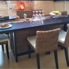 定価260000円　テーブルと椅子の画像
