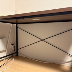 幅120✖️奥行55✖️高さ72.2　PCデスク　ほぼ新品の画像