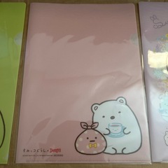 すみっコぐらし　ファイル５枚の画像