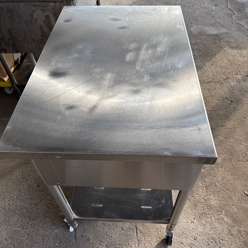 マルゼン 引き出し付作業台 キャスター付 900×600×800 業務用厨房器具 美品