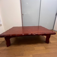 座卓　木製　ローテーブル　折りたたみ式の画像