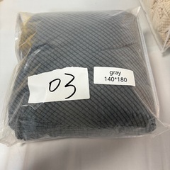 03新品未開封　ソファーカバー 140x180cm ATOPEN ソファーカバー 2人掛け 肘付き 北欧風 無地 マルチカバー フィットタイプ 伸縮素材 滑り止め 伸び良く 柔らかい 通気性 耐久性 サラッと軽い触り心地 犬猫傷防止 オールシーズン対応 インテリア 新生活 グレー ワッフル柄の画像