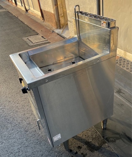 【動確済み】2021年 マルゼン 業務用 ゆで麺器 冷凍麺釜 MRF-046C 都市ガス 4テボ 幅450×奥600×高800 ゆで麺機 茹で麺器 茹で麺機 大阪