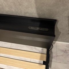 ラシク　ローベッド　ダブルベッドフレーム の画像