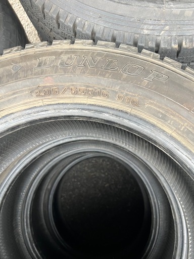 205/55R16, ダンロップ,2021年,4本