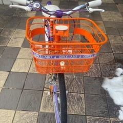 女の子用自転車 20インチ GIRLS LABO POP 可愛いカラー 前カゴ付きの画像