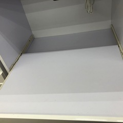 【ドリーム川西店御来店限定】☆ジモティー見たよ♪割引☆  レンジ台 WHT クリーニング済み 【2125560000054105】の画像