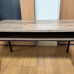 アイリスオーヤマ アイアンウッドセンターテーブル の画像