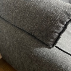 ニトリ３人掛け大型ソファ使用感あり格安の画像