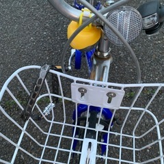 　キッズ　青色系　自転車　14インチ　の画像