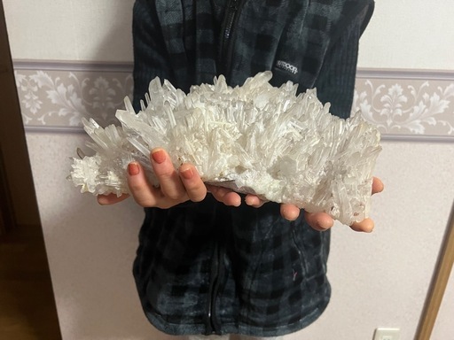 四川省産ニードル.クォーツフラワークラスター約5.2kg