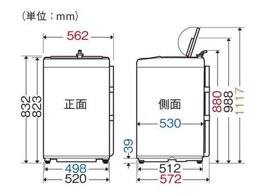 Panasonic 全自動洗濯機