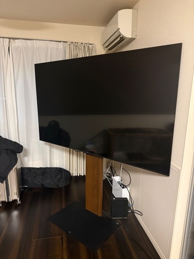 テレビ　TCL 75インチ　　テレビスタンドセット