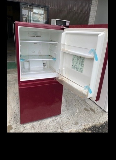 NO B560?福岡市内配送設置無料✨?AQUA アクア 冷蔵庫（157L・右開き）ルージュ AQR-16E（R）