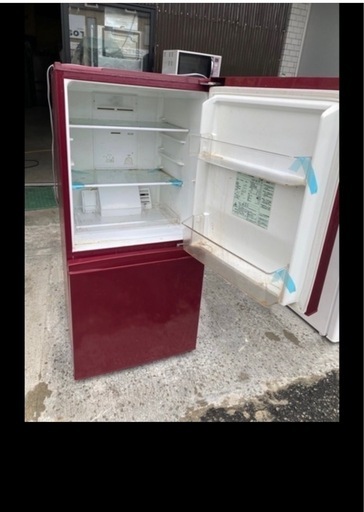 NO B560?福岡市内配送設置無料✨?AQUA アクア 冷蔵庫（157L・右開き）ルージュ AQR-16E（R）