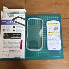 VIAMO  iphone15専用ケース　水色の画像