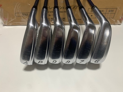 プロギア　赤eggアイアン6本セット