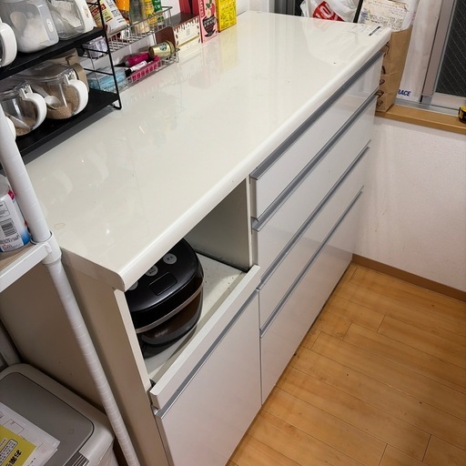 パモウナ　食器棚　