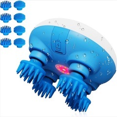 電動頭皮ブラシ ヘッドスパ 振動ブラシ IP67 防水 超軽量の画像