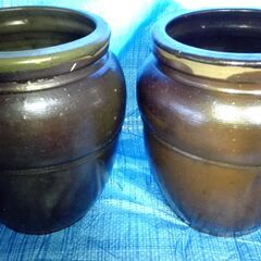 甕　かめ　5点　まとめて　味噌、漬物、梅干し、ガーデニングにもの画像