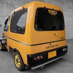 【希少車】ダイハツ ミゼットⅡ V-K100C /平成10年式 /黄色/修復歴有り(板金済み・美車)の画像