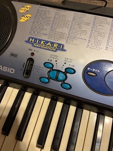 CASIO 光ナビゲーションキーボー　LK-36