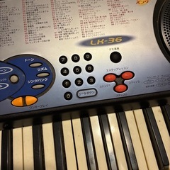 CASIO 光ナビゲーションキーボー　LK-36の画像
