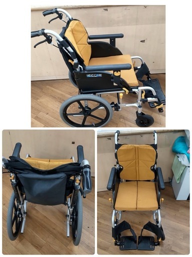 【?買取市場 柴田店】R340 ☀️ MATSUNAGA / 松永製作所 車椅子（介助型）ネクストコア 介護⭐ クリーニング済