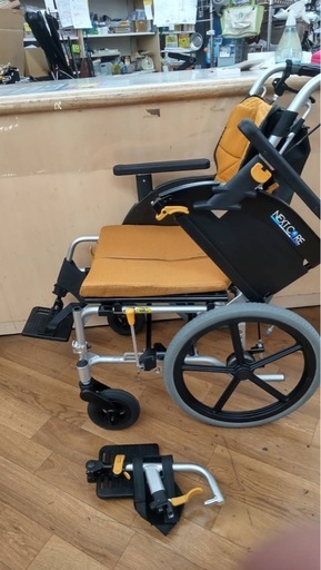 【?買取市場 柴田店】R340 ☀️ MATSUNAGA / 松永製作所 車椅子（介助型）ネクストコア 介護⭐ クリーニング済