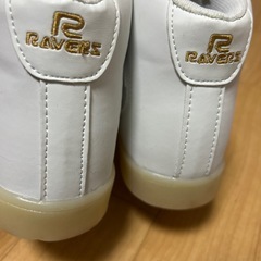 ハイカット スニーカー ホワイト 23cmの画像