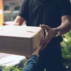 ルートはアプリにお任せ♪置き配メインで楽々配送！◎の画像