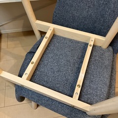 IKEA　VEDBO ダイニングチェア 2脚グレーの画像
