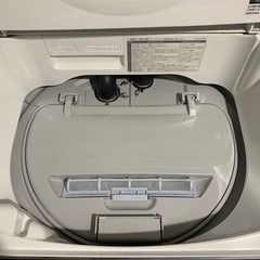 【RKGSE-264】 シャープ/SHARP/5.5kg タテ型洗濯乾燥機/ES-TX5C-S/中古品/2019年 製の画像