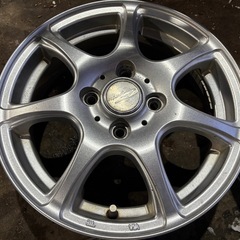 軽自動車用14インチアルミホイール 14×4.5J 4H100PCD+45 4本 冬用 スチールからアルミへの画像