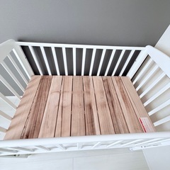 ①KATOJI ベビーベット　ホワイト　70×120の画像