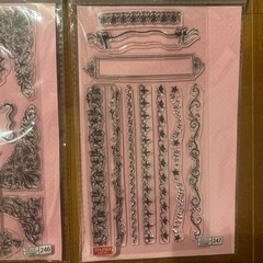 未開封未使用　クリアスタンプ　クリアスタンパーセットの画像