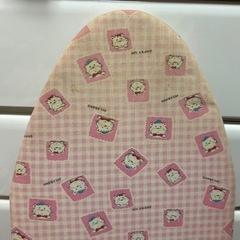 アイロン台 レトロ ギンガムチェック ピンク ホワイトの画像