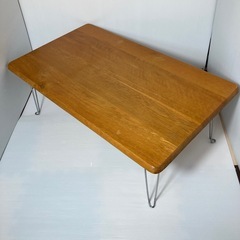 北欧・カフェ風　ローテーブル（ヘアピン脚）の画像