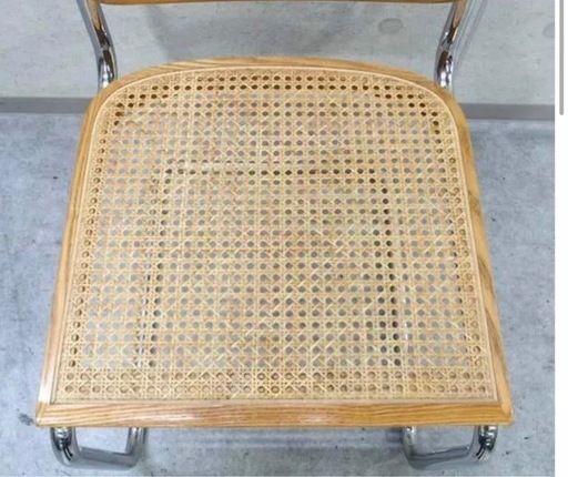 【国内購入Knoll製】チェスカチェア　ラタンチェア　椅子
