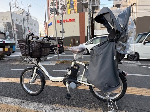 中古20㌅Panasonic電動アシスト自転車　12Ah4点灯　大阪　057
