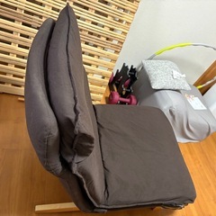 無印良品　　ハイバックリクライニングソファ　1人用の画像