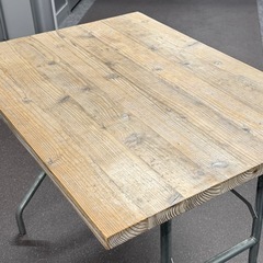 テーブル　　折りたたみ　　　アンティーク調の画像