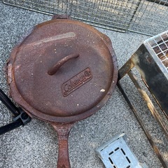 キャンプ BBQセット七輪 コンロ 折りたたみ椅子 網2枚 ミニコンロ２個の画像