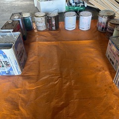 塗料缶、オイル缶？の画像