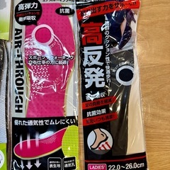 靴中敷きや靴紐等
の画像