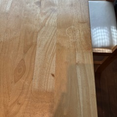 ダイニングテーブル、椅子2個セット　の画像