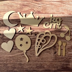 木製レターバナー  ニューボーンフォト 月齢フォト マンスリーフォトの画像