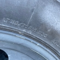 🔥早い者勝ち🔥FJクルーザー用 極太315/75R16 スタッドレス4本セット‼ 50,000円 袋井市 の画像