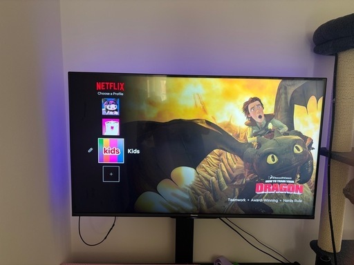 テレビ台＋テレビセット 2020年製　ハイセンス テレビ 43インチ Firestick付き