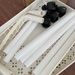 新品 三段ラック  白 プラスチック 収納の画像